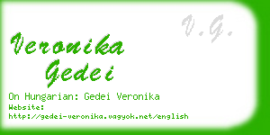 veronika gedei business card